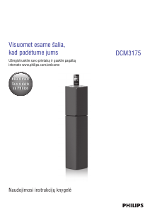 Vadovas Philips DCM3175 Garsiakalbio dokas