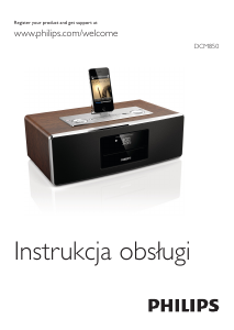 Instrukcja Philips DCM850 Głośnik ze złączem