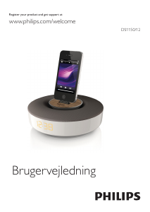 Brugsanvisning Philips DS1150 Højttalerdock