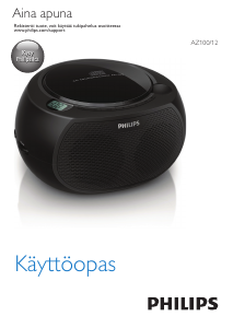 Käyttöohje Philips AZ100B Stereosetti
