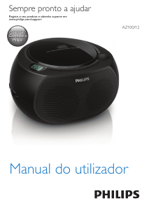 Manual Philips AZ100N Aparelho de som