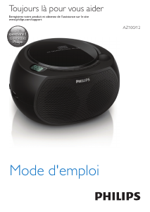 Mode d’emploi Philips AZ100R Stéréo