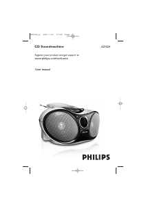 Bedienungsanleitung Philips AZ1024 Stereoanlage
