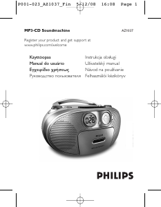 Návod Philips AZ1037 Stereo súprava