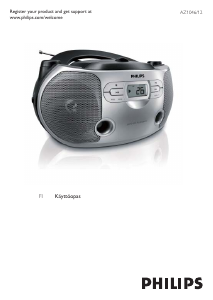 Käyttöohje Philips AZ1046 Stereosetti
