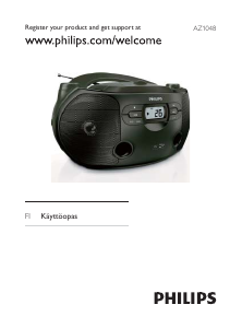 Käyttöohje Philips AZ1048 Stereosetti