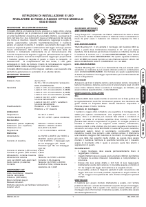 Manuale System Sensor 6500S Rivelatore di fumo