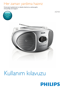 Kullanım kılavuzu Philips AZ105G Stereo müzik seti