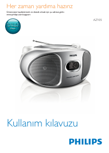 Kullanım kılavuzu Philips AZ105R Stereo müzik seti
