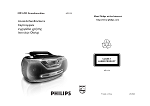 Bruksanvisning Philips AZ1130 Stereoanläggning
