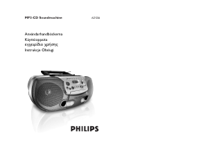 Bruksanvisning Philips AZ1226 Stereoanläggning