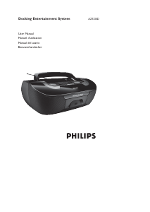 Manual de uso Philips AZ1330D Set de estéreo