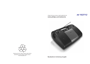 Vadovas Philips AZ1627 Stereofoninis rinkinys