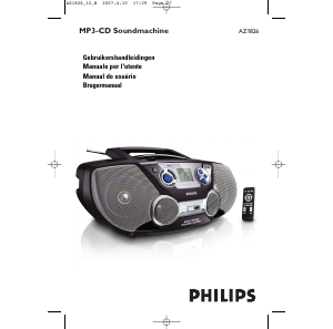 Brugsanvisning Philips AZ1826 Stereo sæt