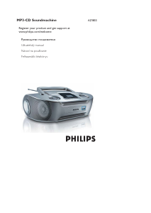 Návod Philips AZ1833 Stereo súprava