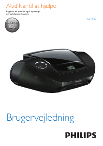 Brugsanvisning Philips AZ1837 Stereo sæt
