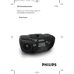 Käyttöohje Philips AZ1846 Stereosetti