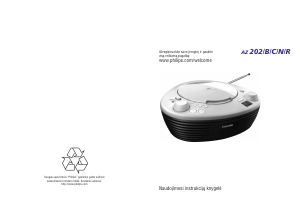 Vadovas Philips AZ202 Stereofoninis rinkinys