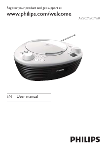 Manual Philips AZ202 Stereo-set