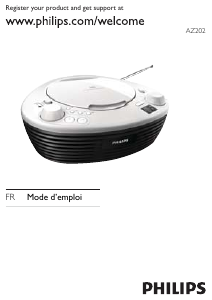 Mode d’emploi Philips AZ202 Stéréo