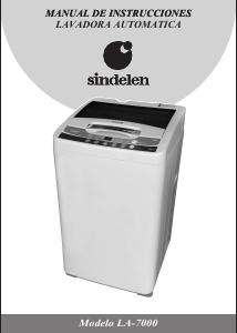 Manual de uso Sindelen LA-7000GR Lavadora