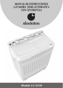 Manual de uso Sindelen LC-6550BL Spinwash Lavadora