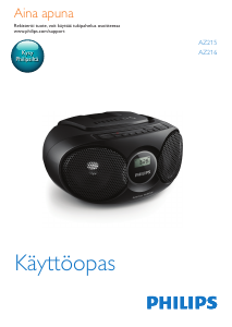 Käyttöohje Philips AZ215G Stereosetti