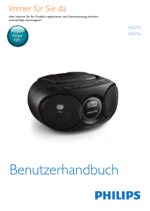 Bedienungsanleitung Philips AZ215N Stereoanlage