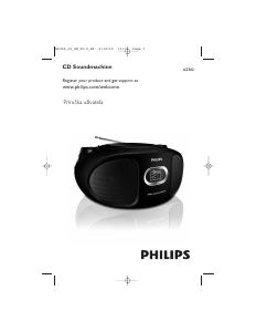 Návod Philips AZ302 Stereo súprava