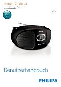 Bedienungsanleitung Philips AZ305 Stereoanlage