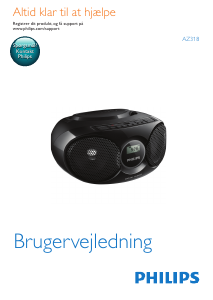Brugsanvisning Philips AZ318B Stereo sæt