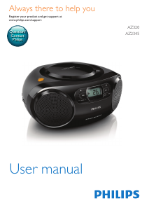 Manual Philips AZ320 Stereo-set