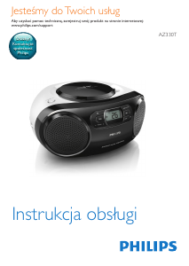 Instrukcja Philips AZ330T Zestaw stereo