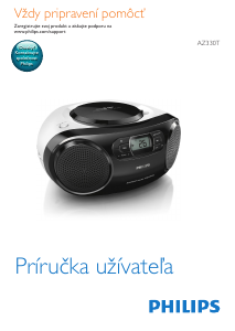 Návod Philips AZ330T Stereo súprava