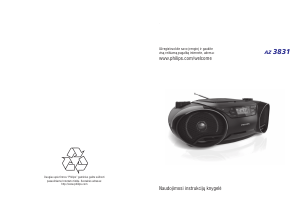 Vadovas Philips AZ3831 Stereofoninis rinkinys