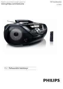 Használati útmutató Philips AZ385 Sztereóberendezés