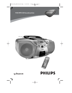 Bruksanvisning Philips AZ5130 Stereoanläggning