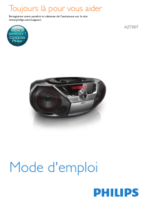 Mode d’emploi Philips AZ700T Stéréo