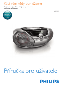 Manuál Philips AZ783 Stereo souprava