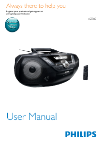 Manual Philips AZ790 Stereo-set