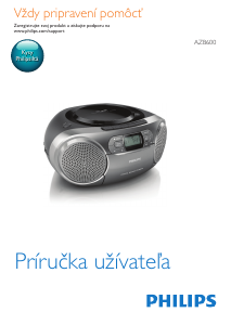 Návod Philips AZB600 Stereo súprava