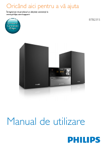 Manual Philips BTB2315 Stereo set
