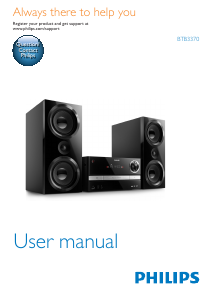 Manual Philips BTB3370 Stereo-set