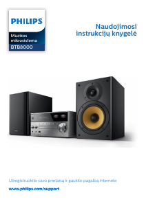 Vadovas Philips BTB8000 Stereofoninis rinkinys