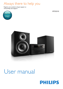 Manual Philips BTD5210 Stereo-set