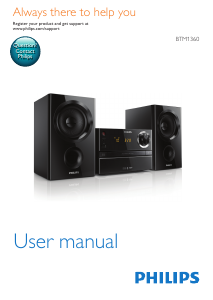 Manual Philips BTM1360 Stereo-set