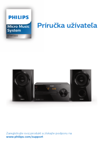 Návod Philips BTM1560 Stereo súprava