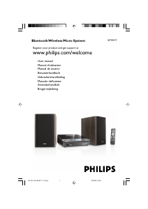 Bruksanvisning Philips BTM177 Stereoanläggning