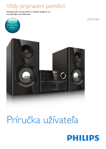 Návod Philips BTM2180 Stereo súprava