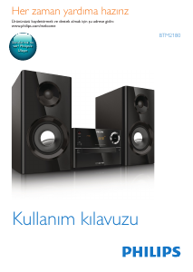 Kullanım kılavuzu Philips BTM2180 Stereo müzik seti